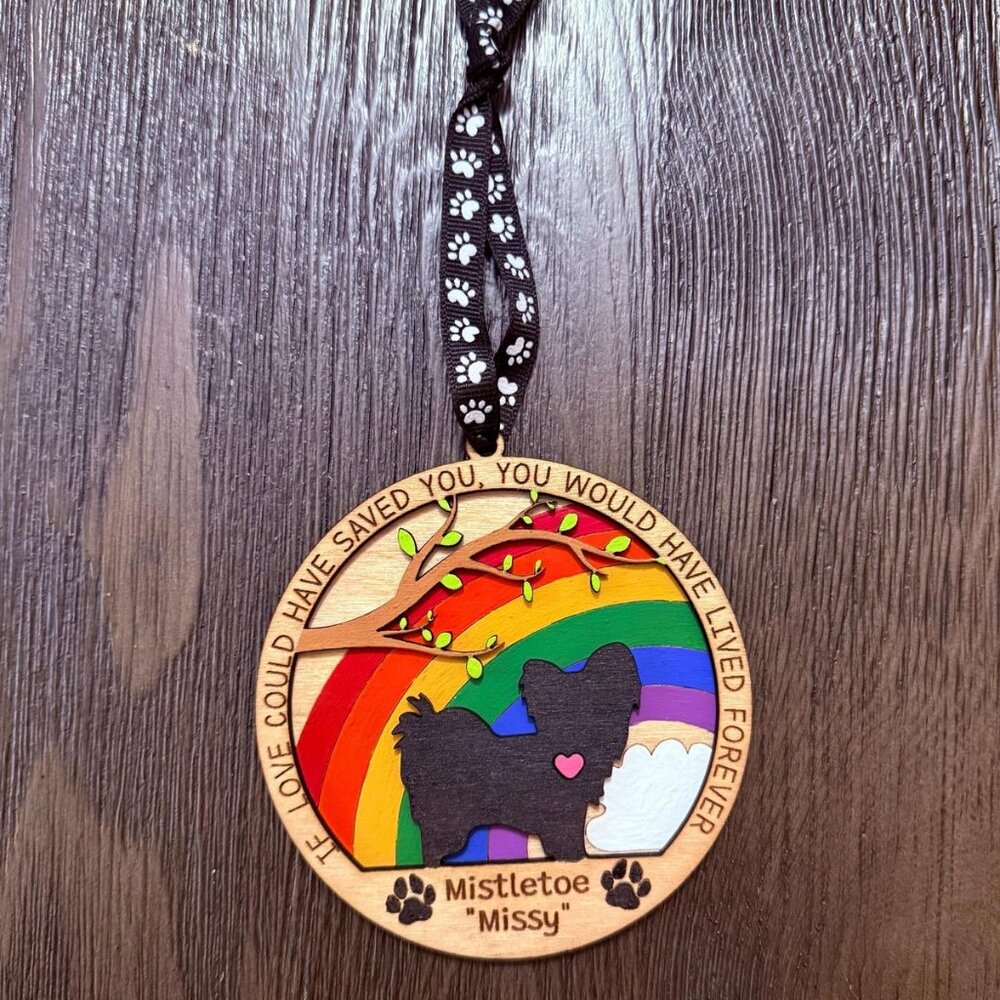 Rainbow Bridge Memorial Ornament